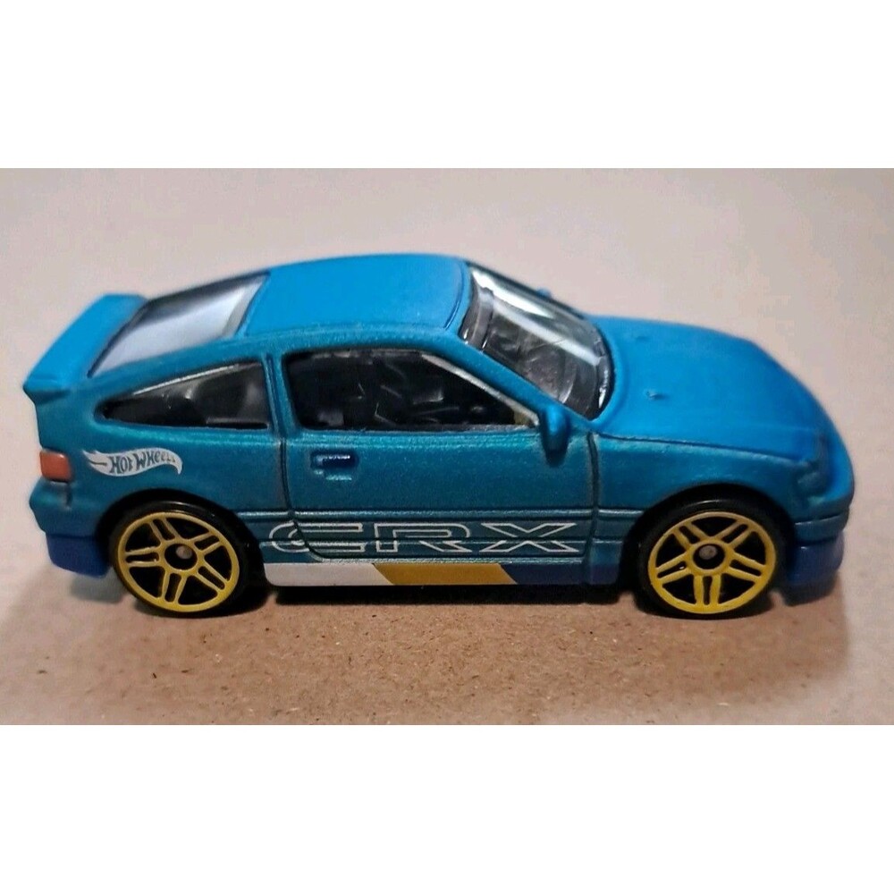 2023 HOT WHEELS 1988 Honda CRX 'HW J-Imports' Blue MINT Loose 2-Door Coupe